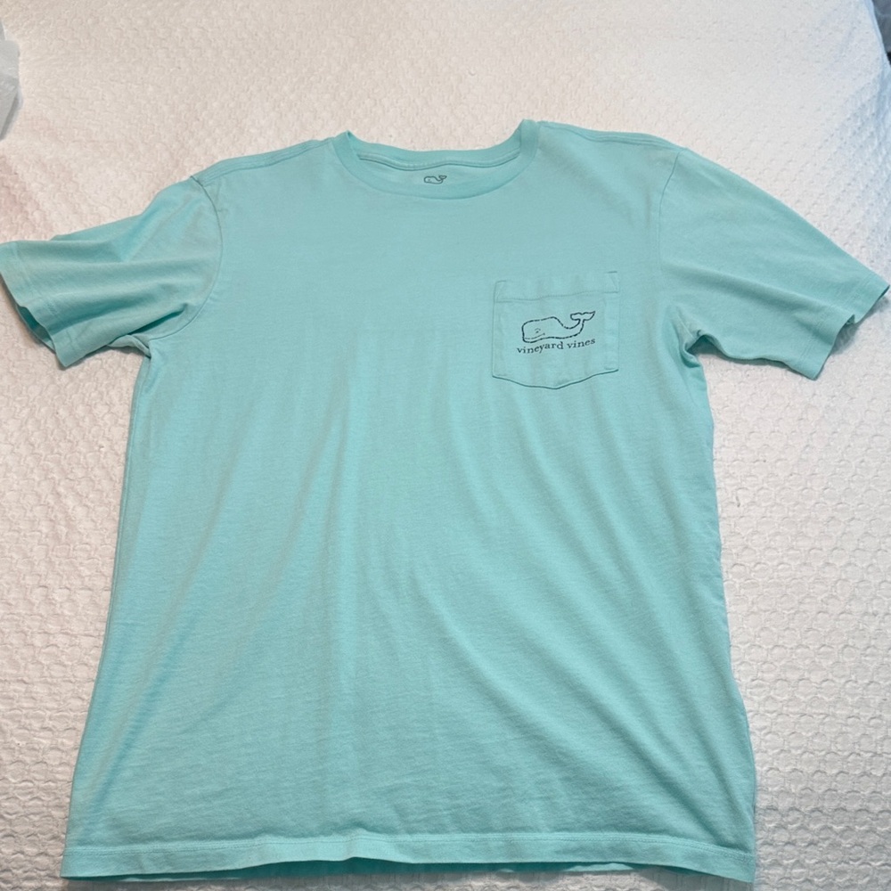 Vineyard Vines Men's Light Blue Short Sleeve Tee